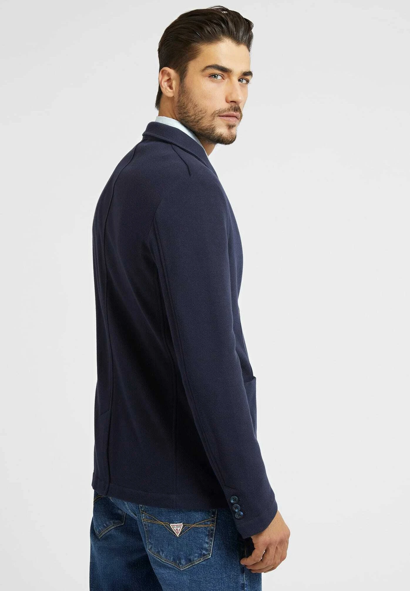 Guess Patch - Blazer - Blau - Afbeelding 3