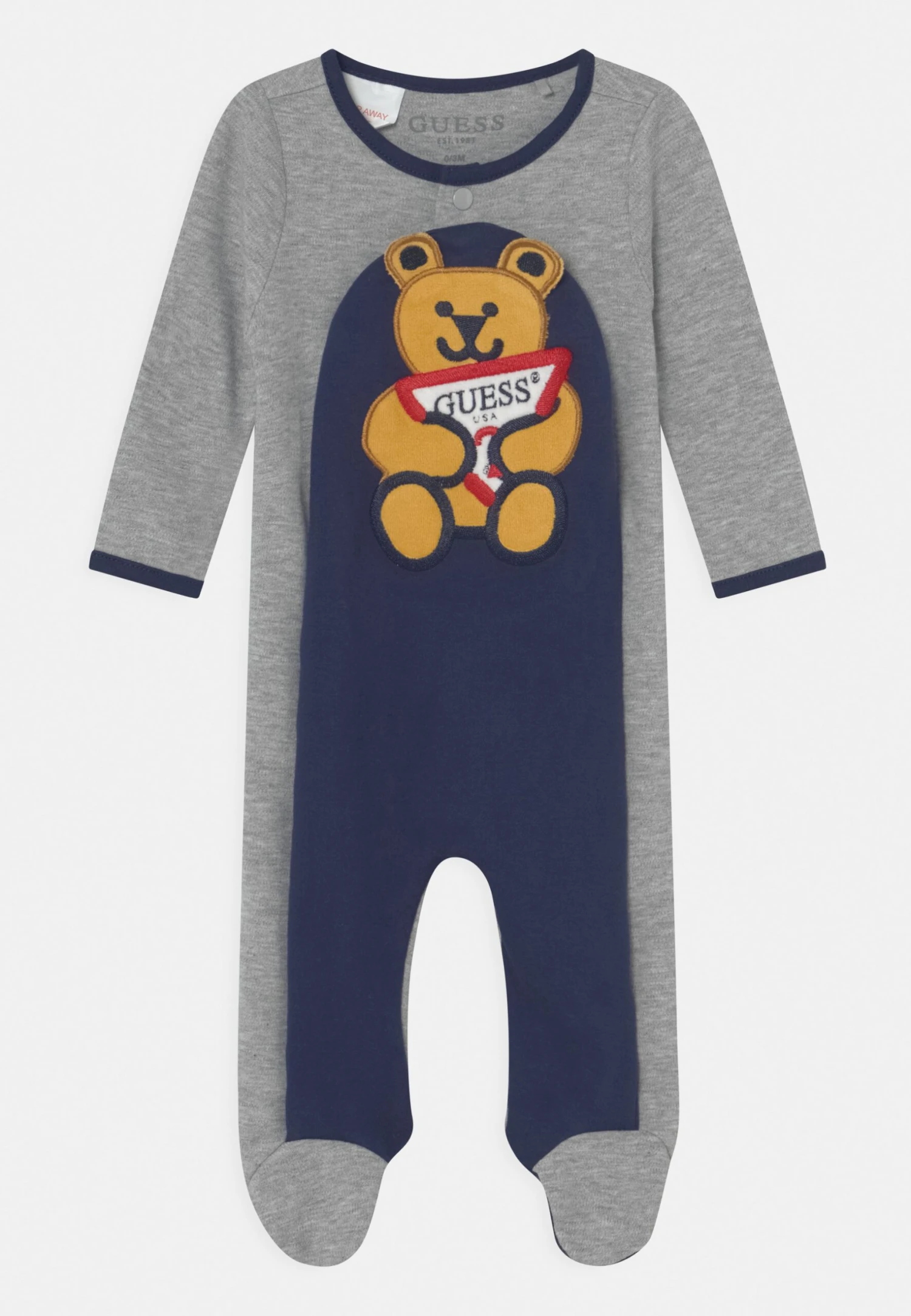 Guess Overall Unisex- Geboortegeschenk - Light Heather Grey