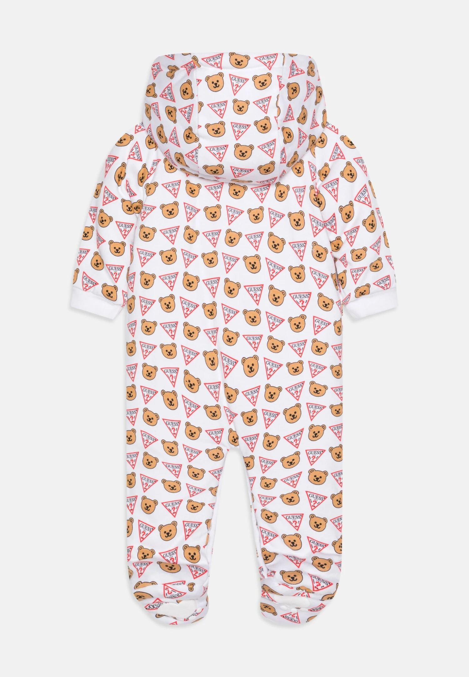 Guess Baby Padded Hooded Unisex - Geboortegeschenk - Pure White - Afbeelding 2