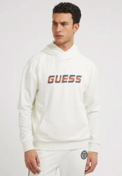 Guess Logo - Hoodie - Weiß
