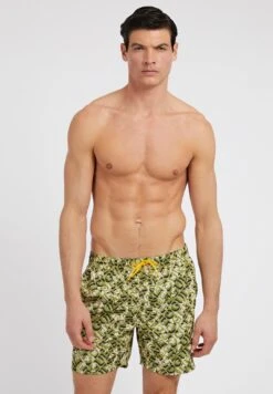Guess Mit Allover Logoprint - Zwemshorts - Mehrfarbig GrĂ¼n