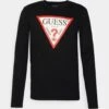 Guess Original Logo Tee - Longsleeve - Jet Black
