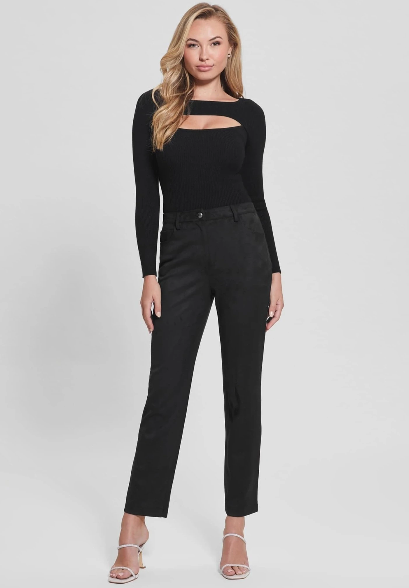 Guess Straight Fit - Broek - Schwarz - Afbeelding 2