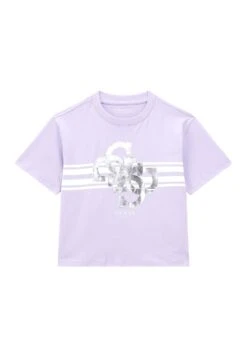 Guess 4G Logo - T-Shirt Print - Mehrfarbe Rose