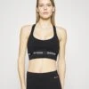 Guess Aline Bra Eco Stretch- Sport-Bh Met Medium Support - Jet Black