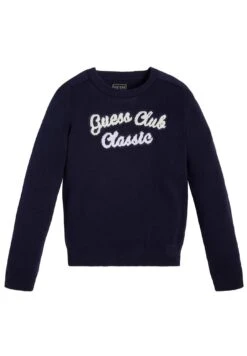 Guess Mit Frontlogo - Trui - Blau