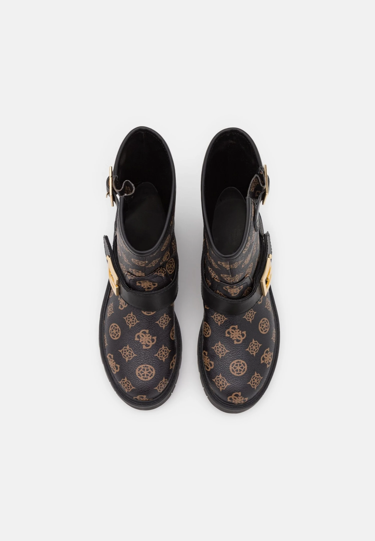 Guess Ragner - Enkellaarsjes Met Plateauzool - Brown/Ocra - Afbeelding 6