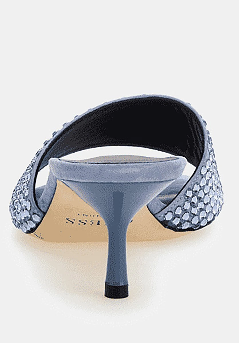 Guess Eugy Nieten - Muiltjes Met Hak - Hellblau - Afbeelding 4