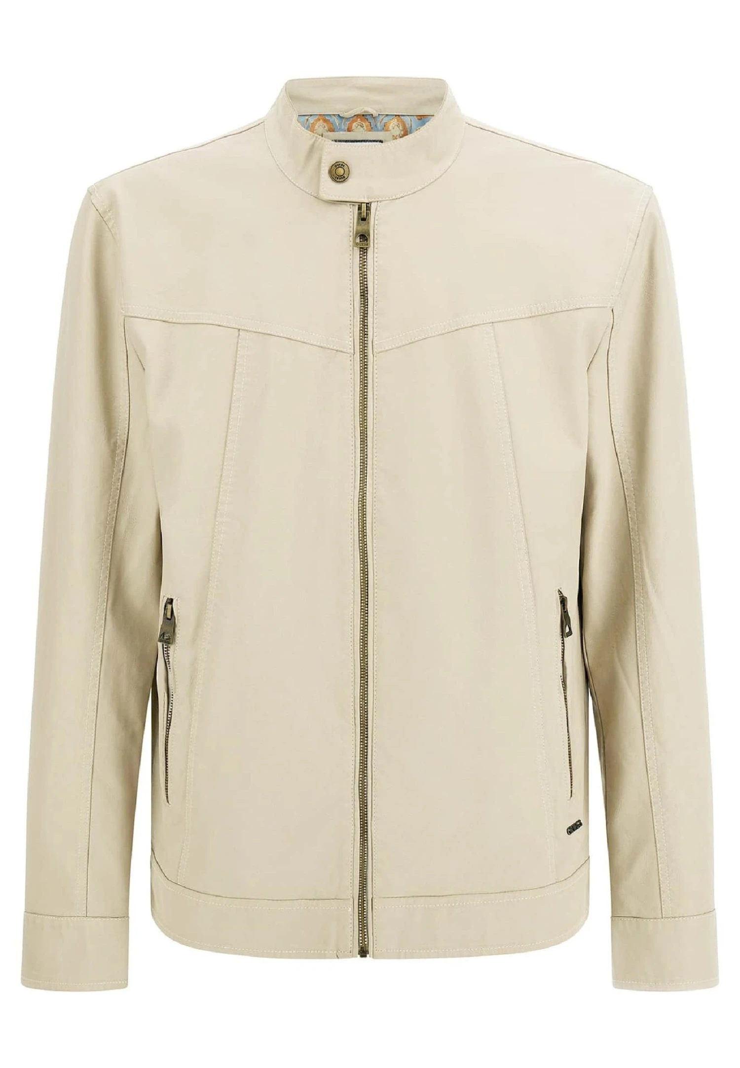 Guess Imitatieleren Jas - Beige - Afbeelding 4