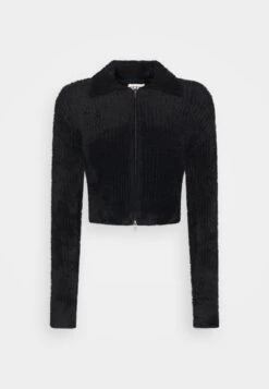 Go Richie Fuzzy- Vest - Jet Black