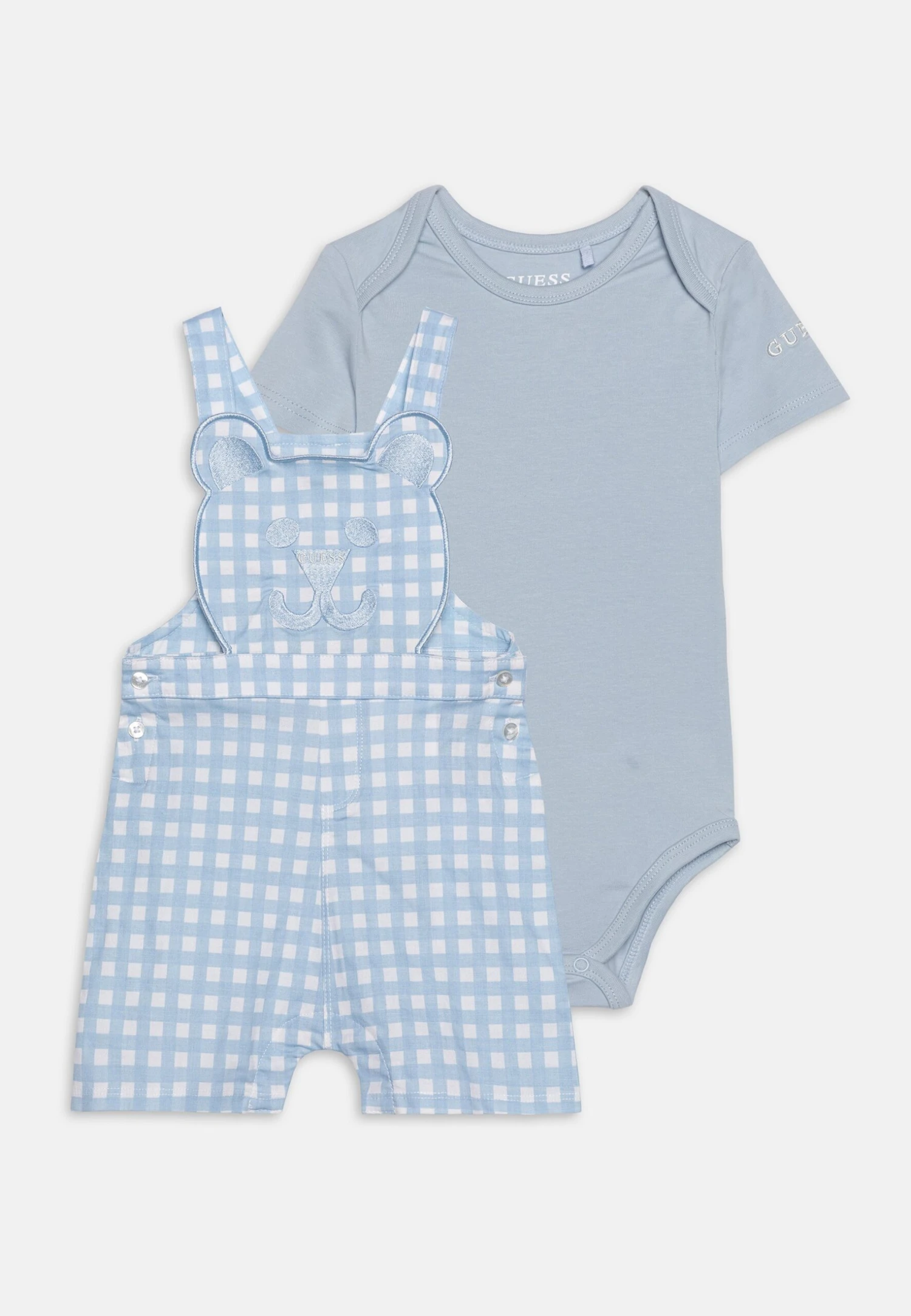 Guess Newborn Unisex Set - Geboortegeschenk - Frosted Blue