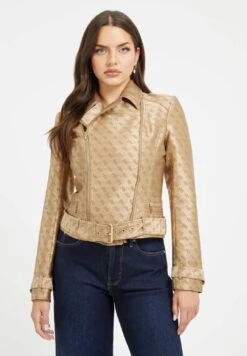 Guess Biker 4G-Logo - Jas - Light Brown