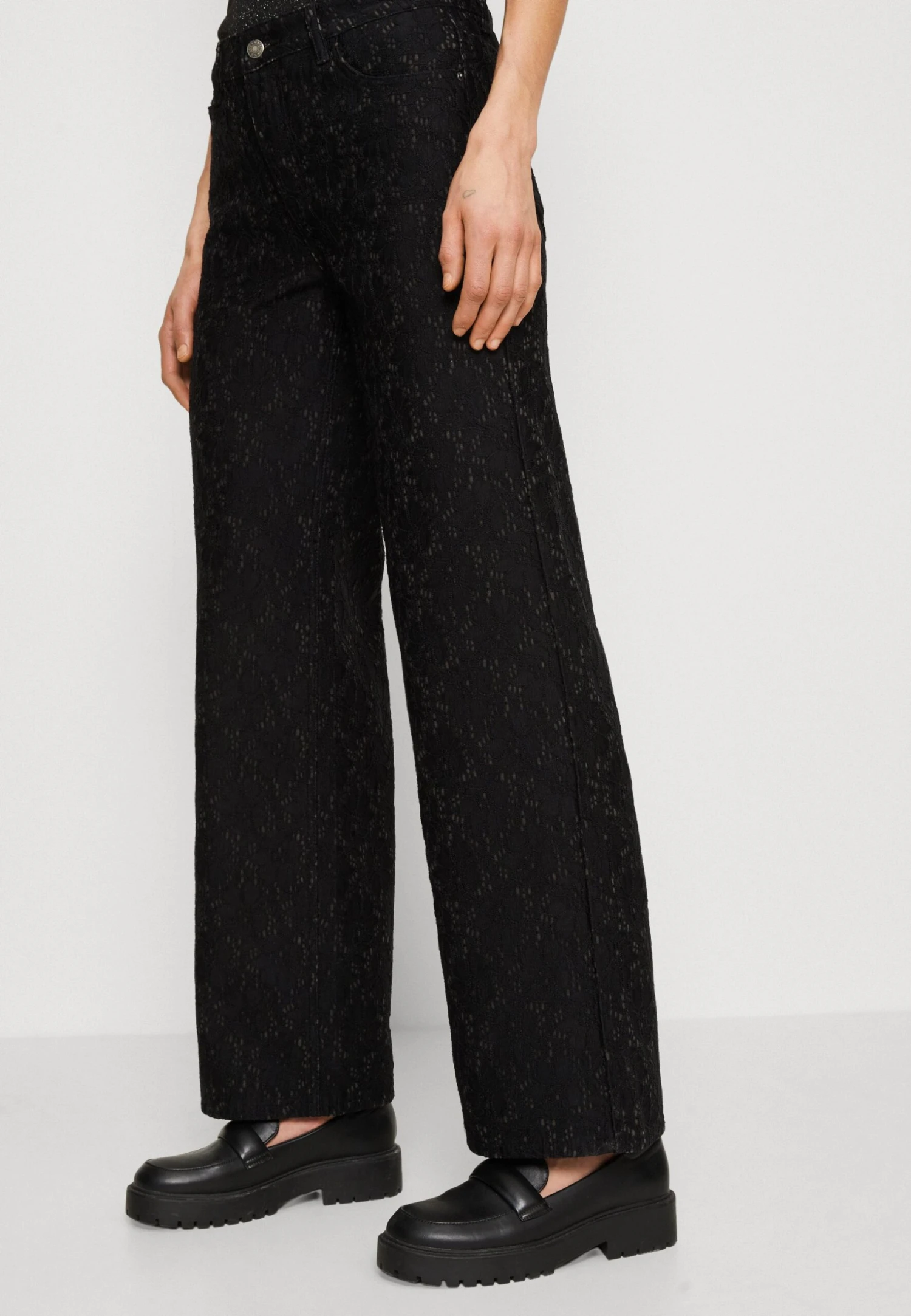 Maria Wide Leg - Relaxed Fit Jeans - Jet Black - Afbeelding 4