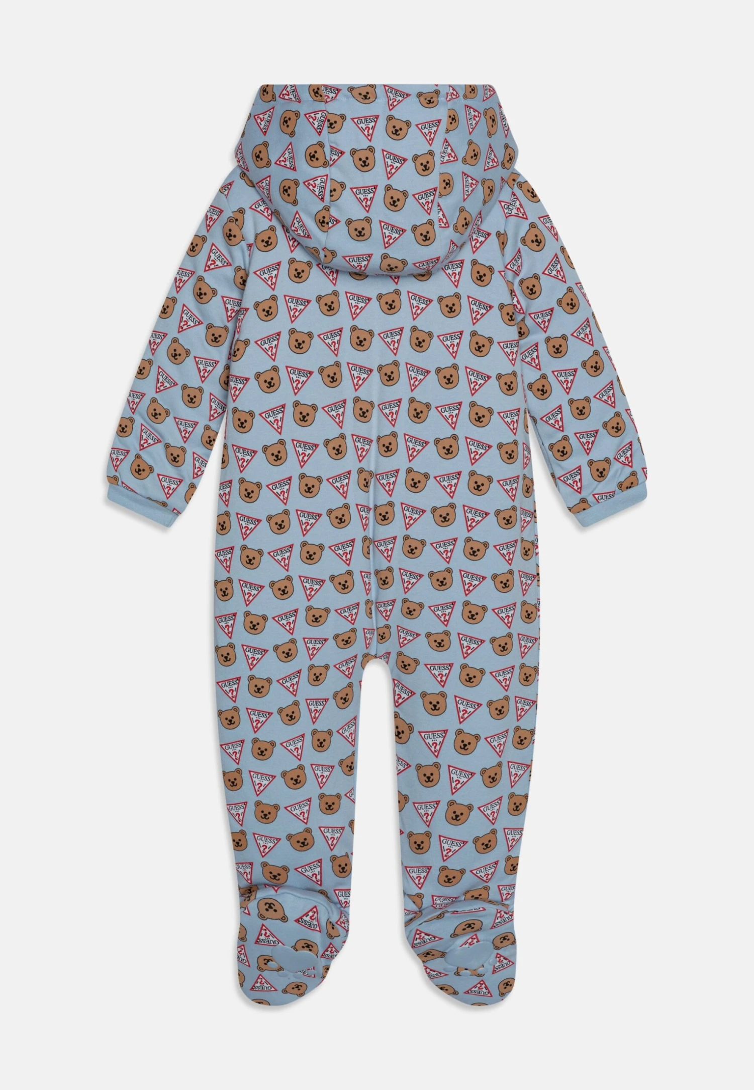 Guess Baby Padded Hooded- Geboortegeschenk - Frosted Blue - Afbeelding 2