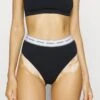 Guess Carrie High Waist Thong - String - Jet Black