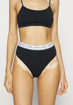 Guess Carrie High Waist Thong - String - Jet Black