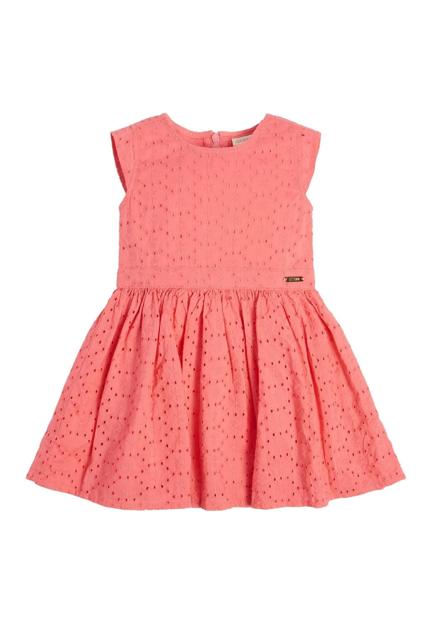 Guess Mit Broderie Anglaise - Jurk - Rose