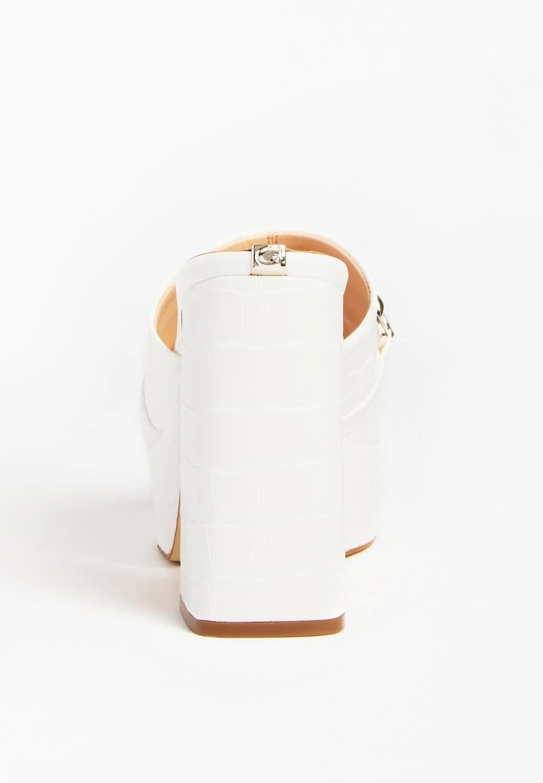 Guess Xanthe Kroko-Print - Muiltjes Met Hak - Weiß - Afbeelding 4