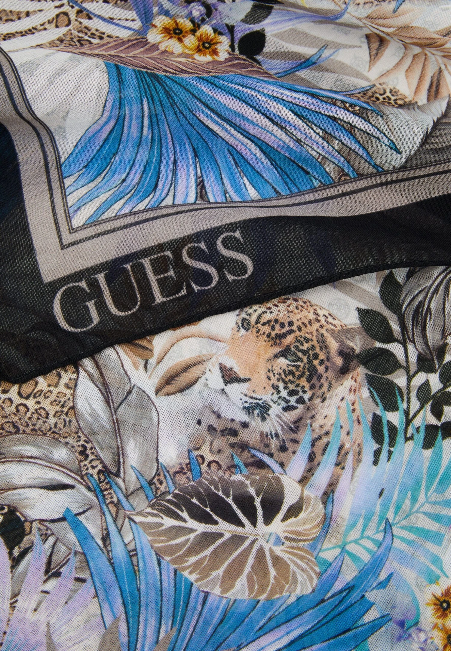 Guess Wrap Scarf - Halsdoek - Animal Foliage All O - Afbeelding 2
