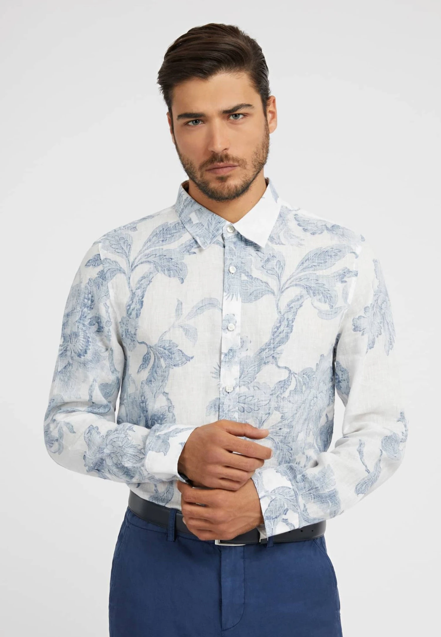 Guess Blumenprint - Overhemd - Mehrfarbig Weiß