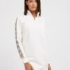 Guess Mit Seitlichem Logo - Jurk - Bianco
