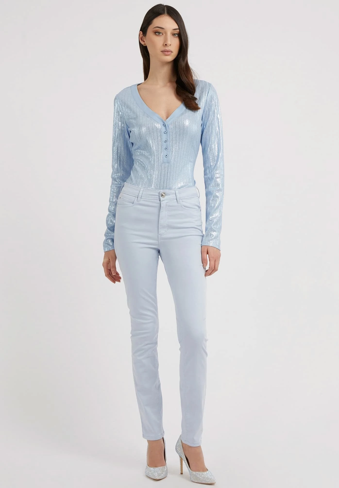 Guess Broek - Taubenblau - Afbeelding 2