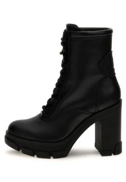 Guess Xennia - Enkellaarsjes Met Plateauzool - Schwarz