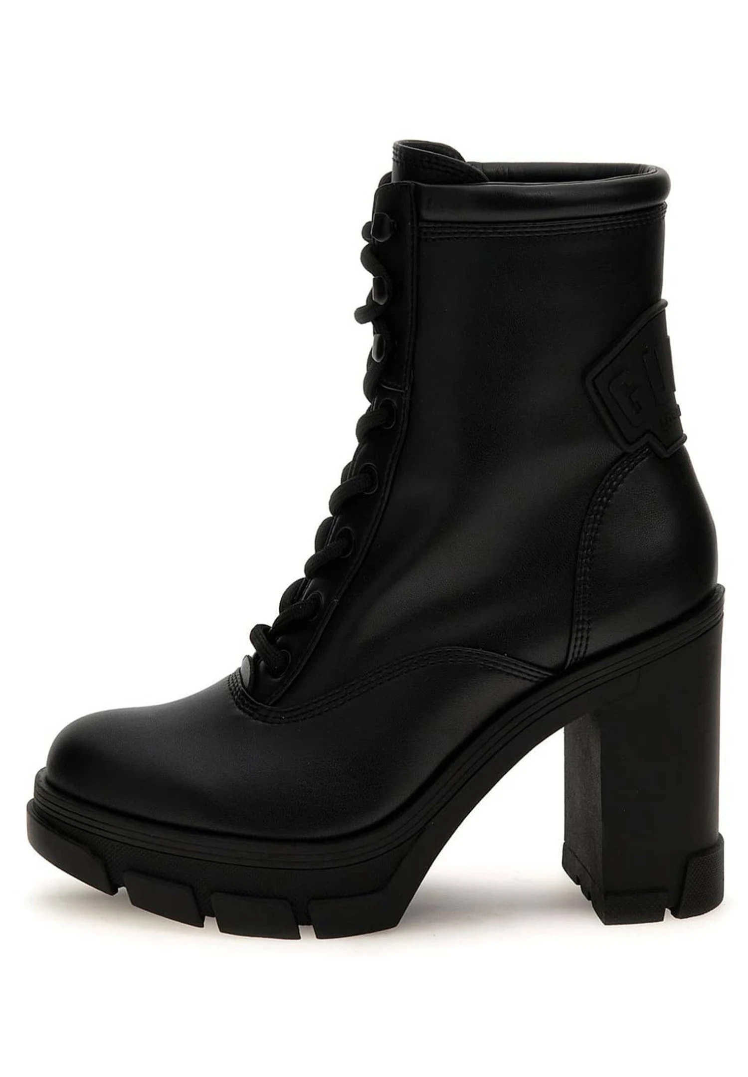 Guess Xennia - Enkellaarsjes Met Plateauzool - Schwarz