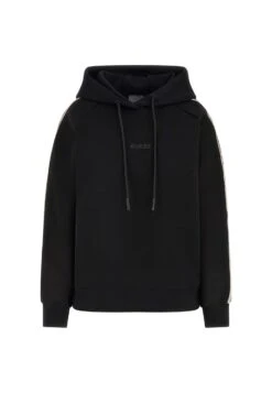 Guess Mit Seitlichem Logo - Hoodie - Schwarz