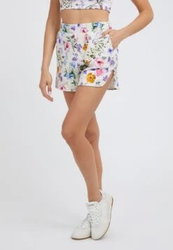 Guess Mit Blumenprint - Shorts - Gemustert Multicolor