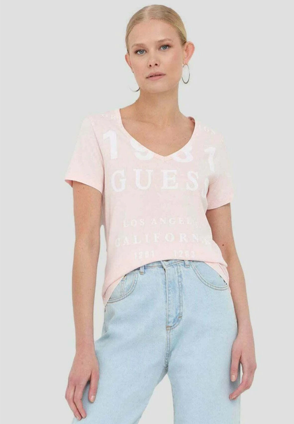 Guess Downtown - T-Shirt Print - Pink
