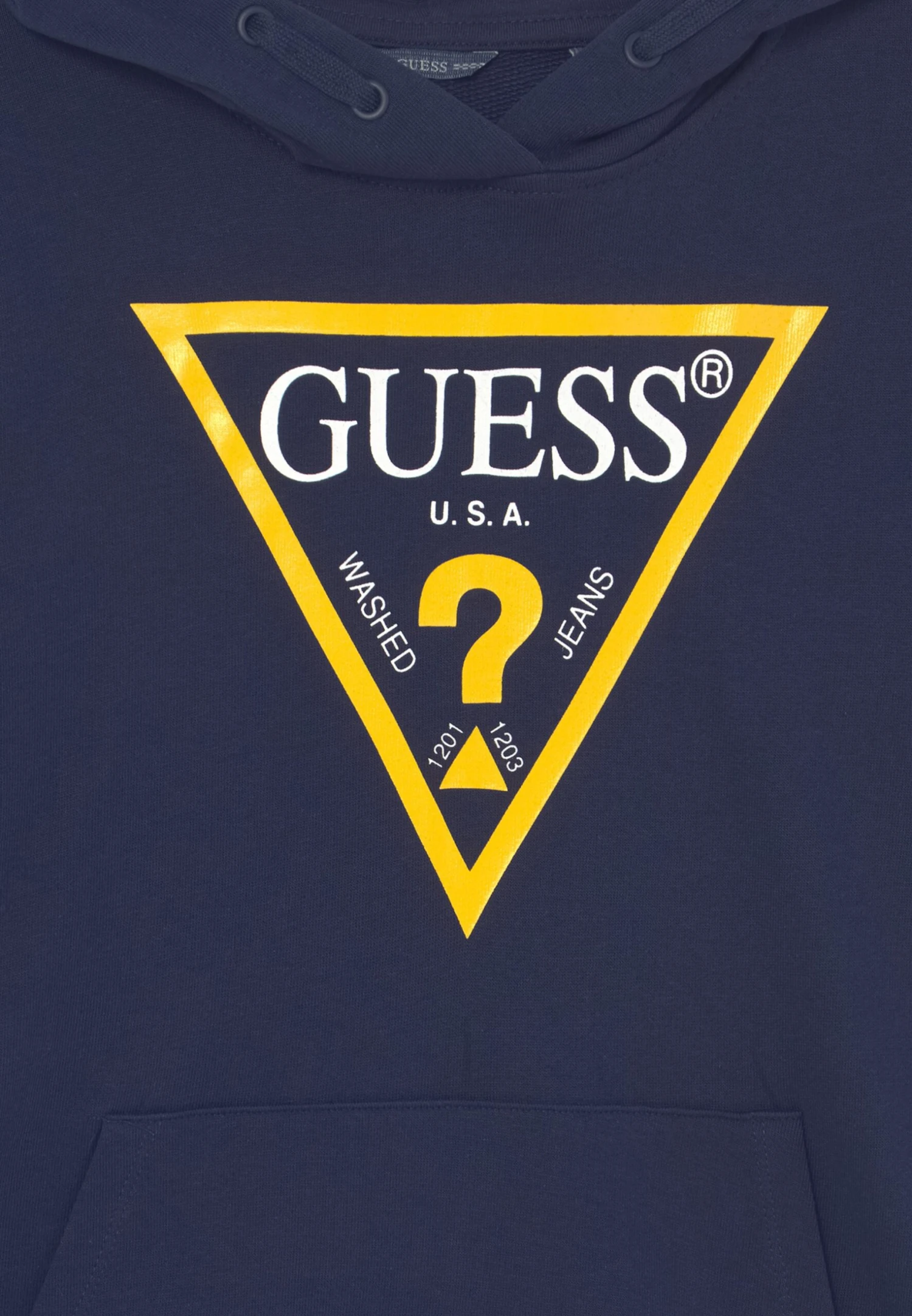 Guess Junior Hooded Core - Sweater - Bleu/Deck Blue - Afbeelding 3
