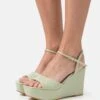 Guess Zione - Sandalen Met Plateauzool - Sage
