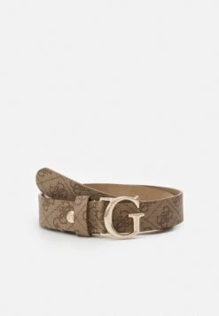 Guess Vikky Adjustable Pant Belt - Riem - Latte Logo