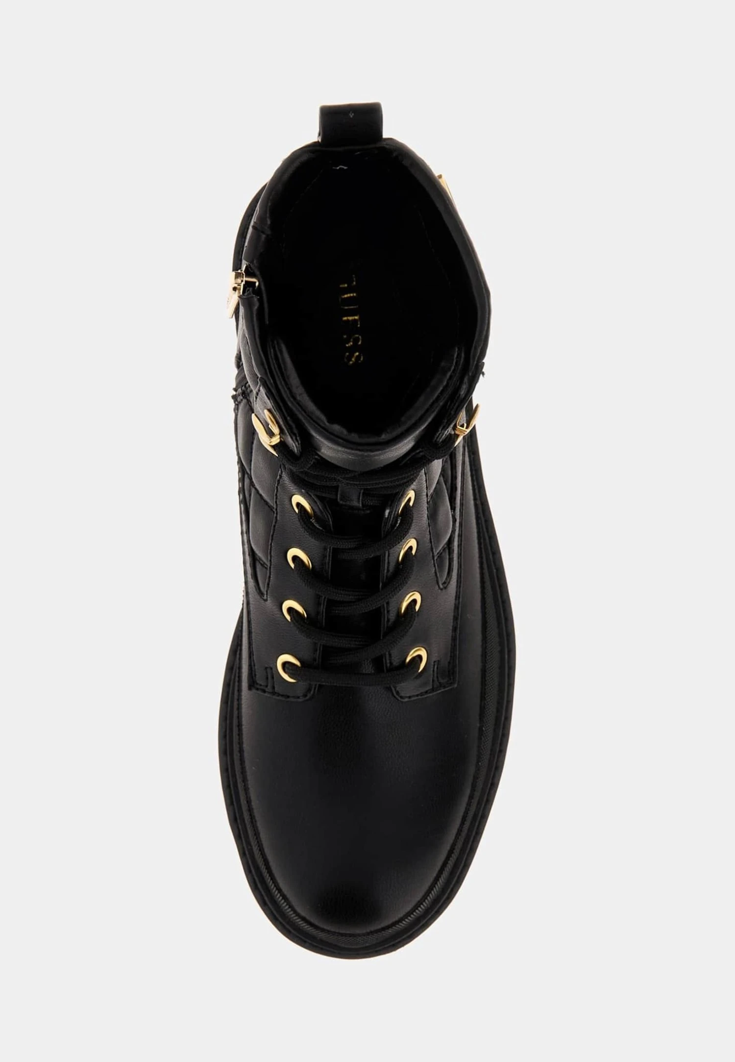 Guess Badae Steppung - Enkellaarsjes Met Plateauzool - Schwarz - Afbeelding 3