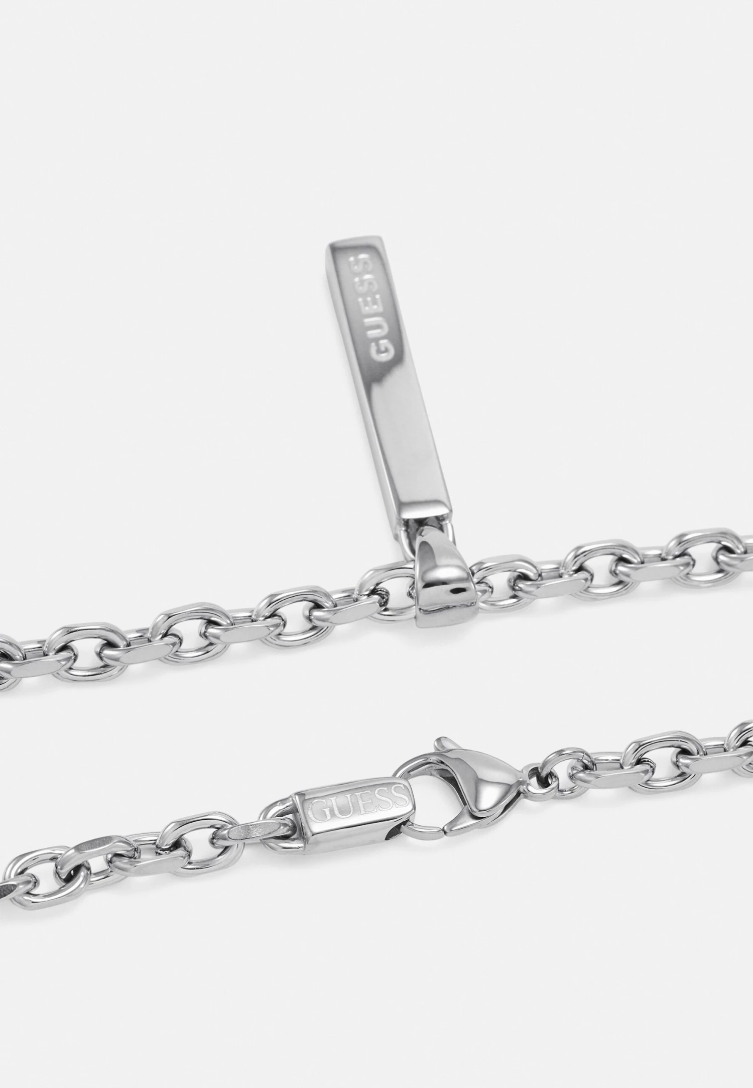 Guess Plate Unisex - Ketting - Steel - Afbeelding 2