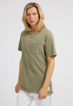 Guess Tasca Frontale - T-Shirt Basic - Verde