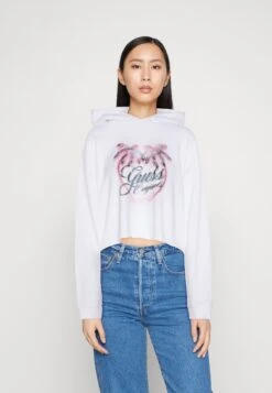 Go Palm Tree Logo Hoodie - Sweater - Pure White