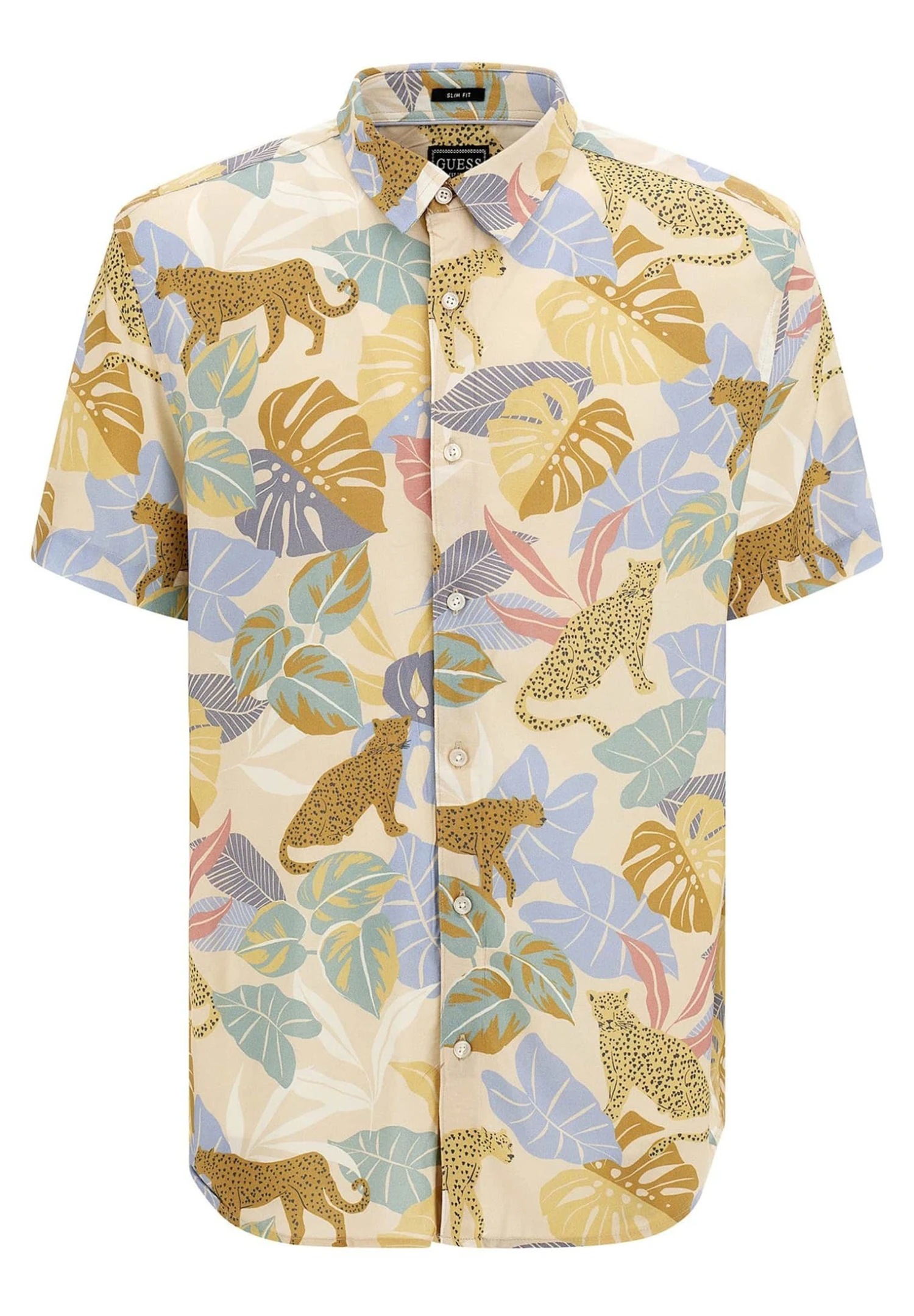 Guess Mit Allover Print - Overhemd - Gemustert Multicolor - Afbeelding 4