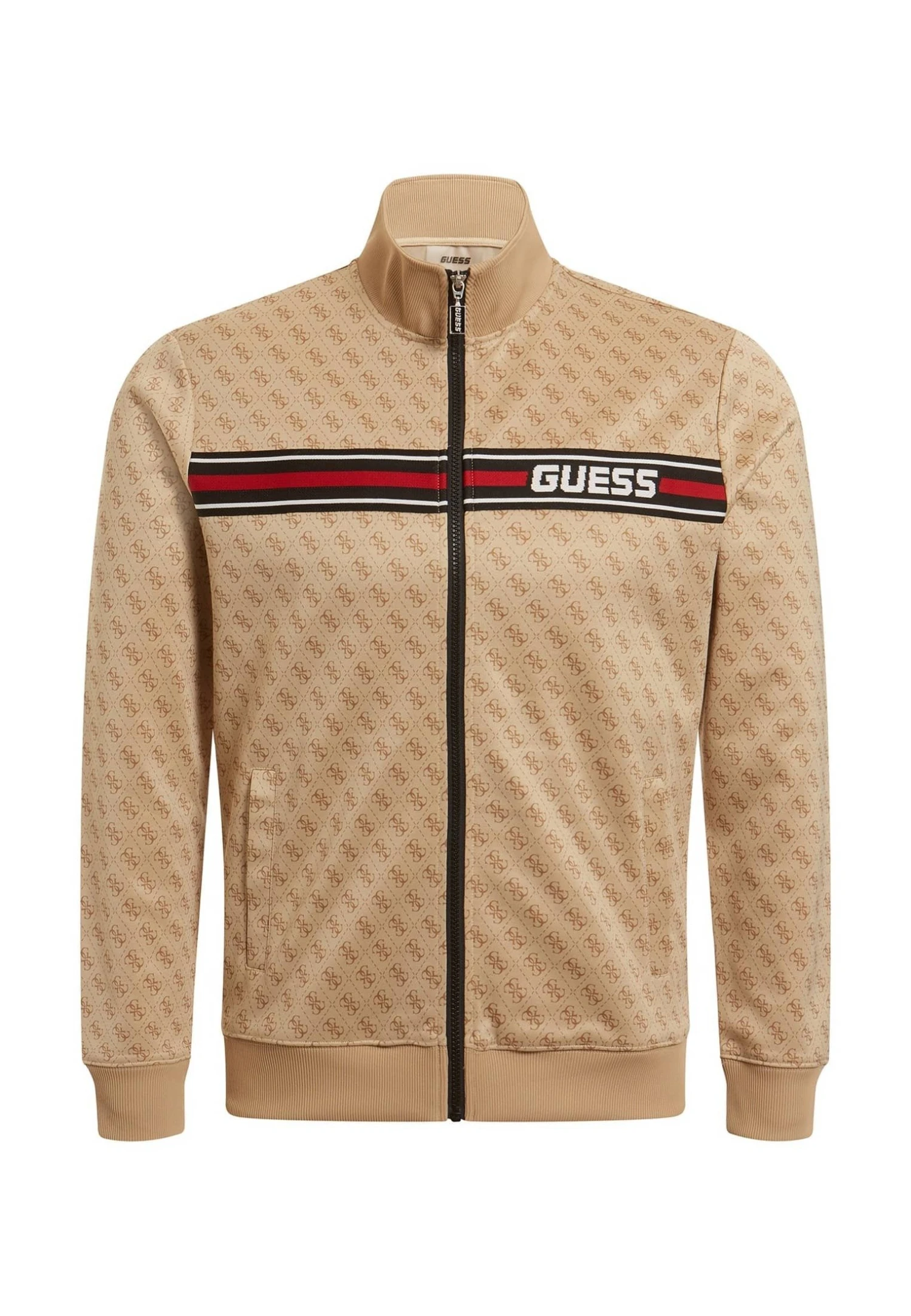 Guess Allover Logo - Trainingsvest - Beige - Afbeelding 4