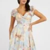 Guess Imprimé À Fleurs - Jurk - Fantaisie Multicolore