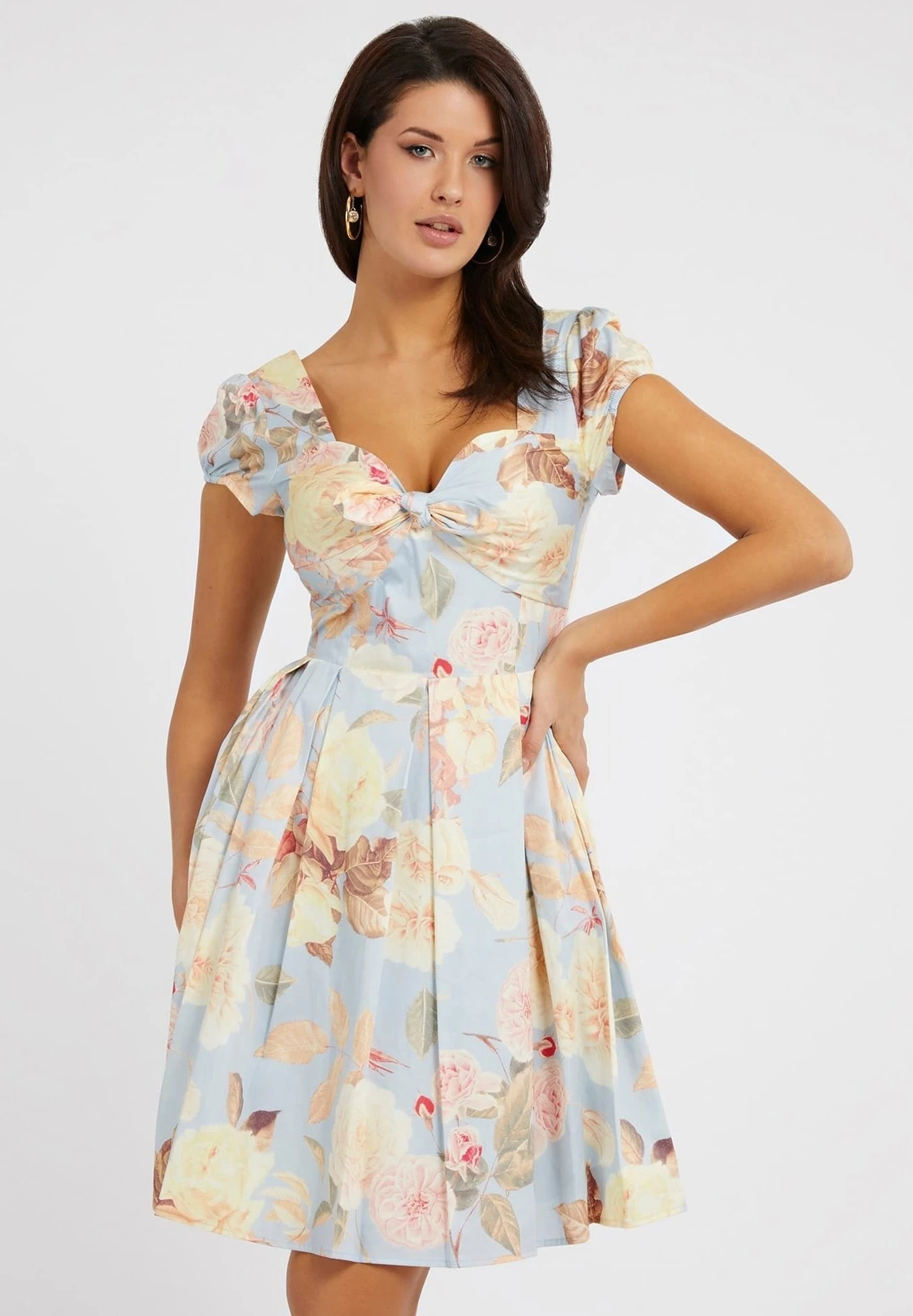 Guess Imprimé À Fleurs - Jurk - Fantaisie Multicolore