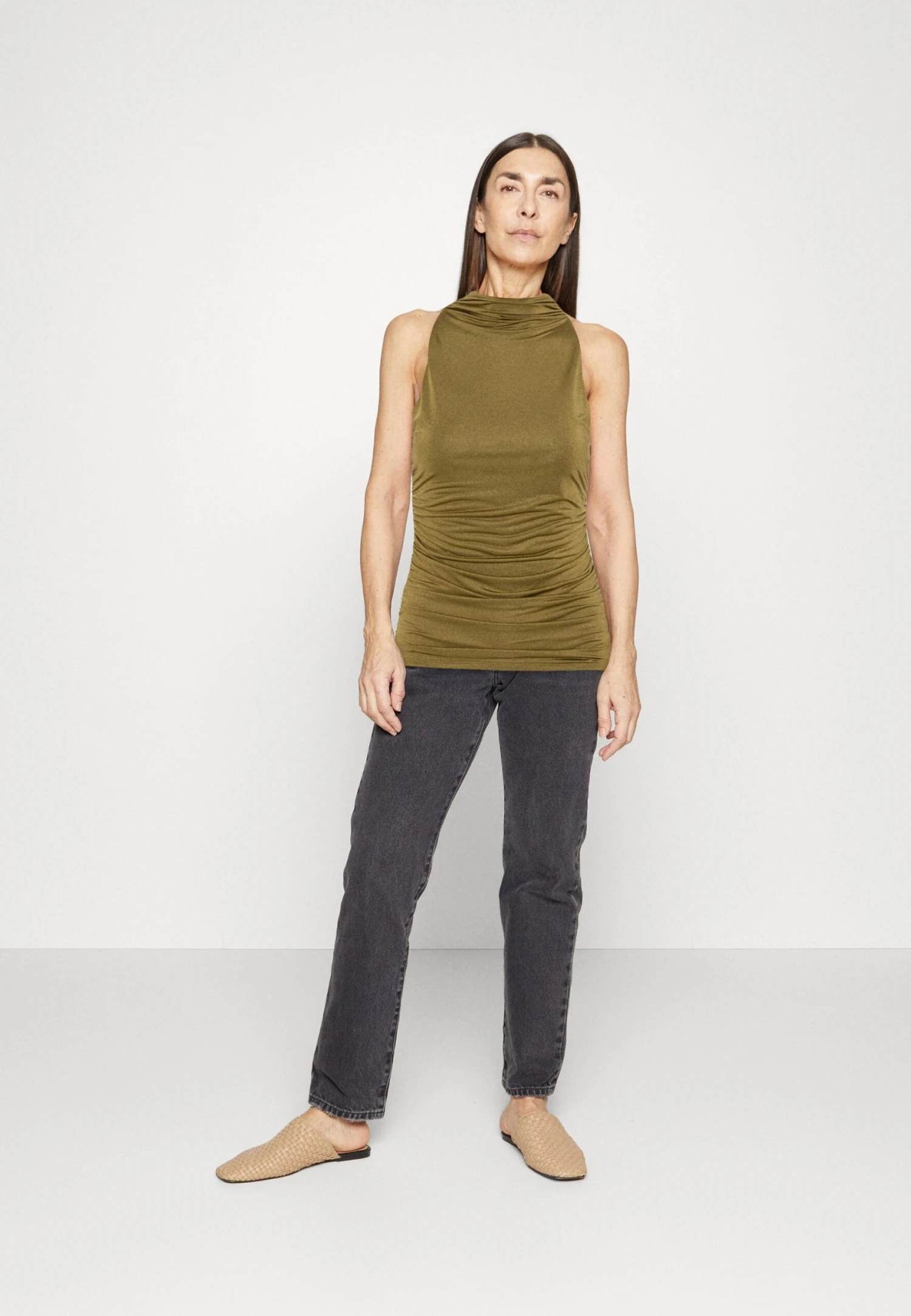 Guess Draped Maeve - Top - River Mouth Green - Afbeelding 2