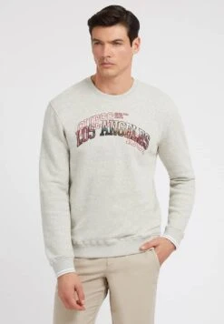 Guess Mit Frontlogo - Sweater - Grau