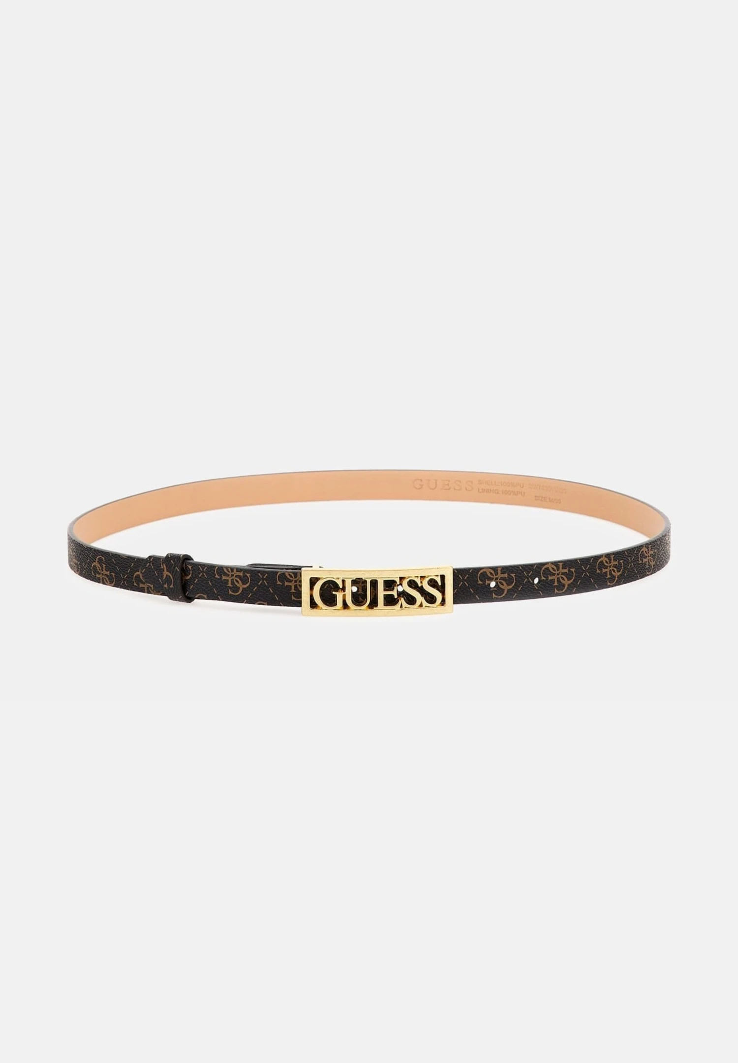 Guess Silvana 4G Scritta Logo - Riem - Marrone/Multi - Afbeelding 2