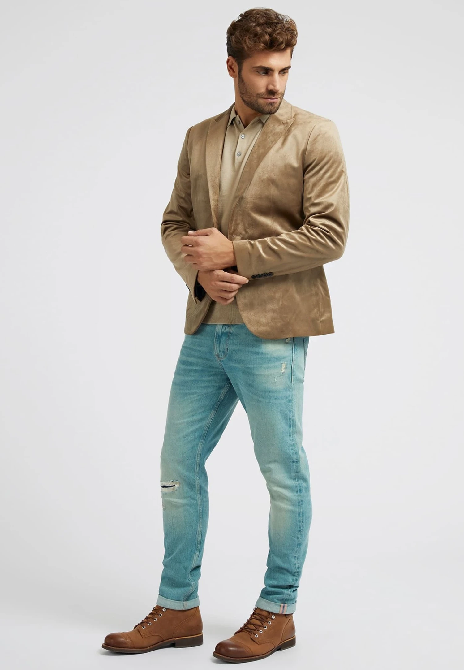 Guess Regular Fit - Blazer - Goldenfarbe - Afbeelding 2