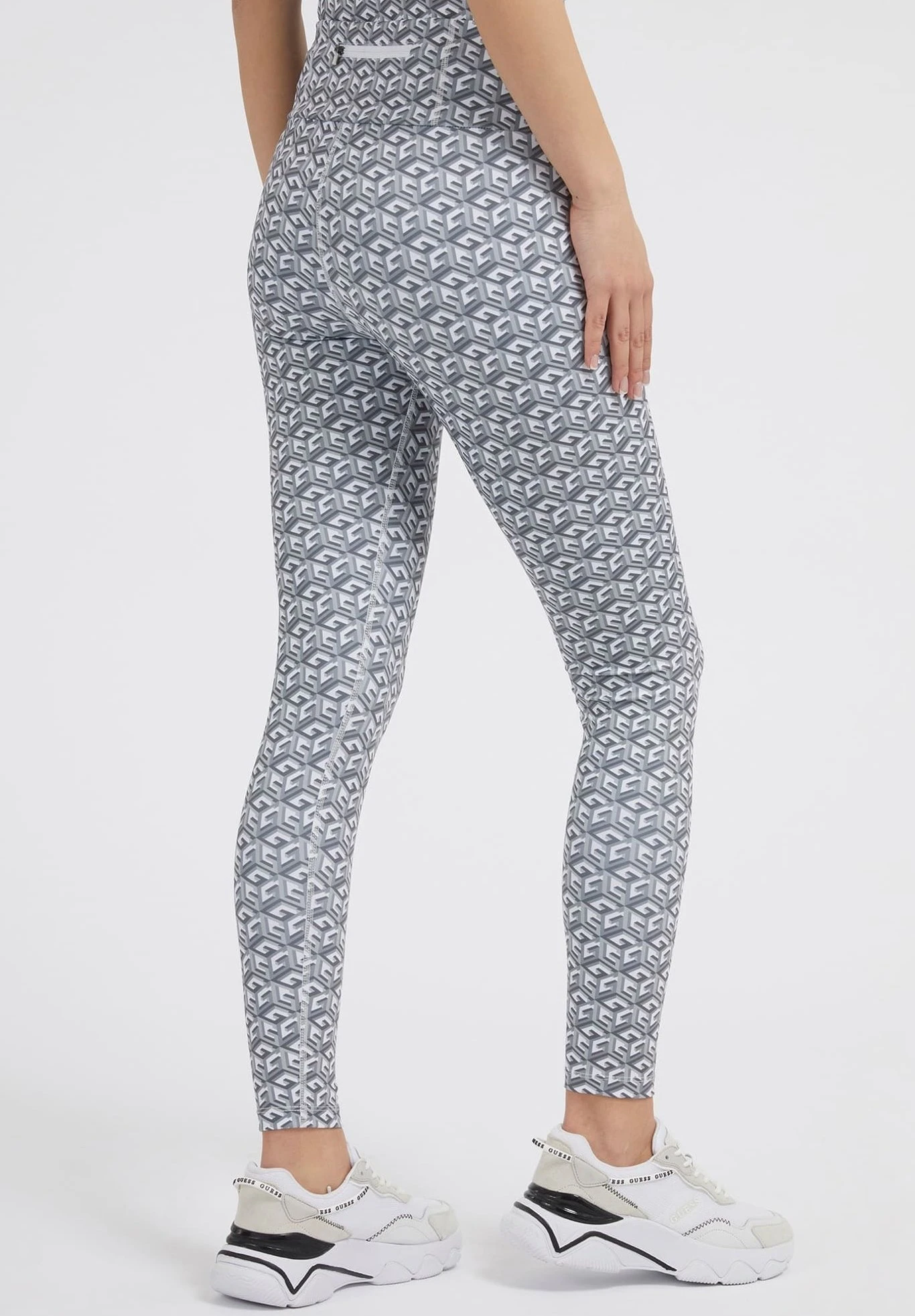Guess Allover-G Cube-Logo - Legging - Grau - Afbeelding 3