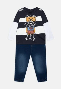 Guess Baby Pant Set- Longsleeve - Smart Blue