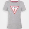 Guess Original - T-Shirt Print - Stone Heather Grey