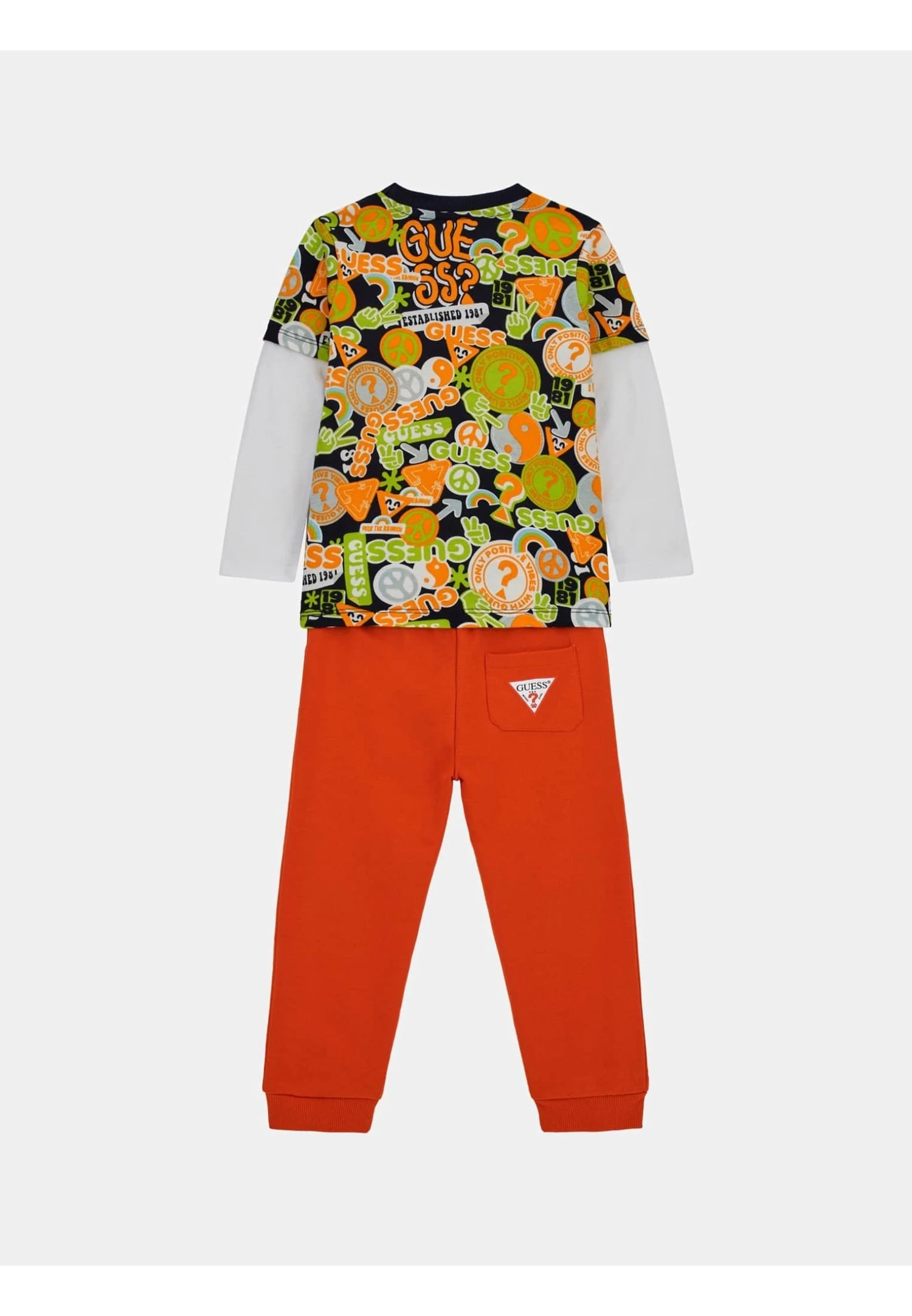 Guess Set- Trainingsbroek - Gemustert Multicolor - Afbeelding 2